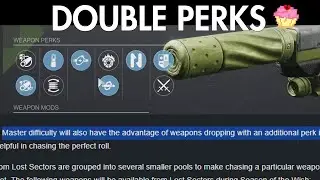 Lost Sectors now drop DOUBLE PERKS | Master Chamber of Starlight S23