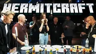 Hermit Hot Ones Challenge - Hermitcraft Gamers Outreach Charity Event 2024 | VOD #3