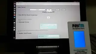 Linux - Web Browser Integration Paytm Dynamic QR Code Display - 3.5 inch USB Customer Facing Display