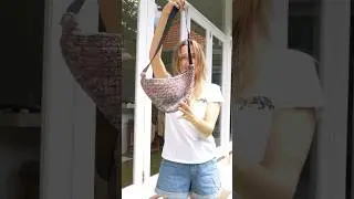 Свяжем сумку вместе? 🧶🤍 #crochet #крючком  #crochettutorial #вязание #крючок #мастеркласскрючком