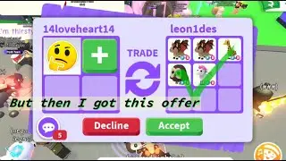 OH NO 😱 I AM CONFUSED BETWEEN TWO OFFERS 🤔 FOR MY PET 😲MASSIVE WIN FOR CHAMELEON 😍 Adopt Me - Roblox