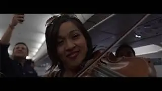 Concierto de la OJUEM de la UNAM en Interjet a 30 mil pies de altura