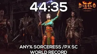 SUB 45 IS DONE!!! WORLD'S FASTEST SORCERESS SPEEDRUN - 
