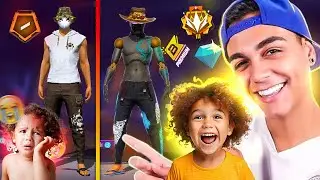 FREITAS GEMOU A CONTA DE UMA CRIANÇA QUE ESTAVA SENDO HUMILHADO POR USAR SKIN DE BOOT FREE FIRE!!