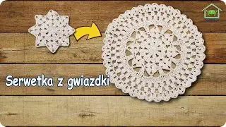 Serwetka na bazie gwiazdki
