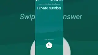 MEIZU C9 INCOMING CALL (SCREEN VIDEO)