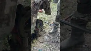 Снимаем полуось 