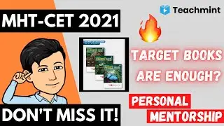MHT CET 2021 🔥 Target Publication Books are Enough? 🔥 Personal Mentorship for 