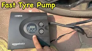Best Fast Tire Inflator Digital Tyre Air Compressor Pump with LED Light | Compressor For Car