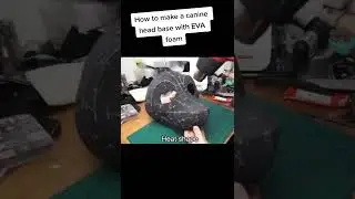 How to make a canine fursuit head base w/ EVA foam 