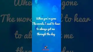 When You're Gone 🎶 - Avril Lavigne