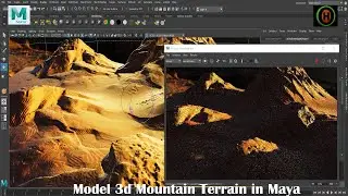 Autodesk Maya Tutorial | How to create Mountain Terrain very quickly.