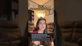 UGC Latest Guidelines for Bi-Annual Admissions in Indian Universities 💯 #latestnews #education