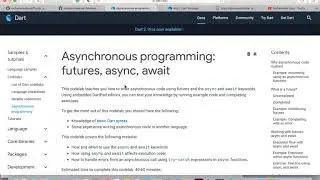 1   Asynchronous programming  futures, async, await | Dart & Flutter