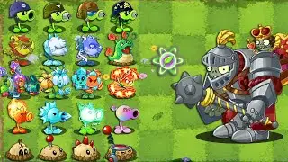 Pvz 2 Challenge - All Plants Max Level vs Guard Gargantuar