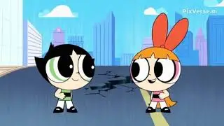Powerpuff girls hugging buttercup blossom ai different pitches!