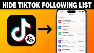 How To Hide Following List On TikTok Lite