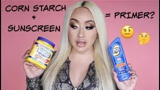 BEST DIY PRIMER EVER USING SUNSCREEN & CORN STARCH
