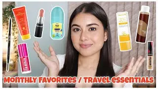 Monthly Favorites | JUNE Edition | Travel Essentials | Makeup, Skincare, Haircare, Lipsticks !