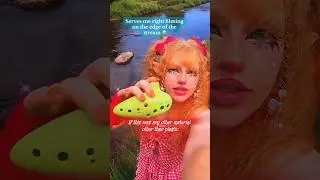 My Ocarina almost sunk in the RIVER😭😭