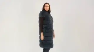 Купить жилет из песца "Морган" беспроцентная рассрочка