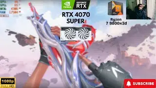 VALORANT - RTX 4070 Super - Ryzen 7 9800x3d  - 1080p - Comp Settings - FPS Benchmark Test