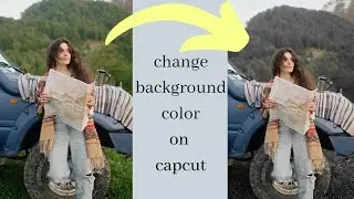 How to edit on capcut | background color changing effect on capcut #capcutedit