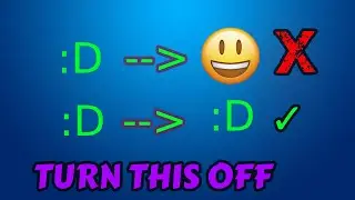 How to turn off auto emoji on DISCORD!!