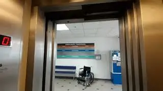Otis elevator 614, Policlinic Sant Michal, Bratislava, Slovakia