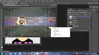 Как сделать шапку для канала в PhotoShop cs6