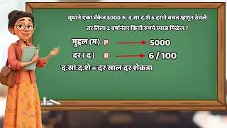 सरळव्याज | शिक्षक अधिकारी कर्मचारी स्पर्धा 2025 | शिष्यवृत्ती परीक्षा इयत्ता पाचवी | इयत्ता सातवी 