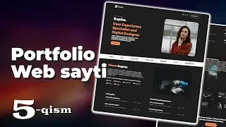 Portfolio web sayti || Footer qismni yasaymiz