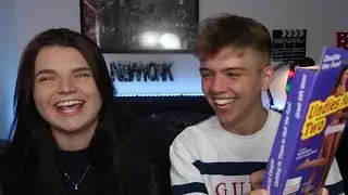 UNDERWEAR FOR TWO 24 HOURS Challenge with my GIRLFRIEND - Wearing Couples two person pants challenge