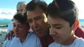 Tremendo Bautismo 03/07 en el Lago Argentino, El Calafate,