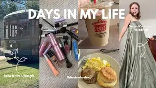 DAYS IN MY LIFE: home for the weekend!! 911 sephora order!! vic's wedding!!