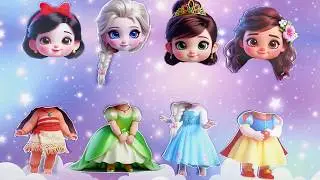 New Games Wrong Princesses| Rapunzel, Ariel, Barbie, Wednesday Dress Up