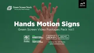 Green Screen Hands. Gestures - 👽 Green Screen Video Footage Collection.