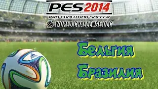 PES 2014 WC.  Belgium - Brazil
