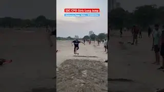 SSC CPO Girls Long Jump ✅💯|| #ssccpophysical #mukherjeenagar