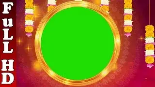 Motion Background | Sankranthi or Pongal Frame Green Screen Video |  Green Screen Footage