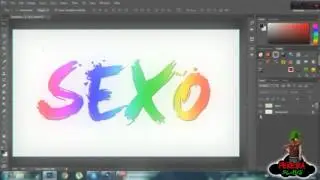 Photoshop Tutorial - Letra Colorida - Rainbow Text  - ( Edição Dorgas ) ( MLG )