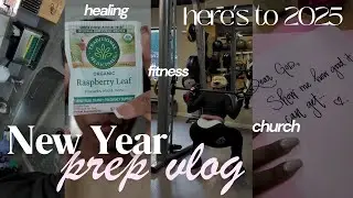 WEEK VLOG: new year prep for 2025: cleaning + holiday grief + aspirations + fitness