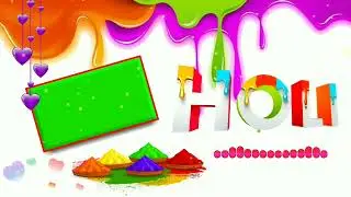 Holi green screen video 2023 new | Holi green screen video effects