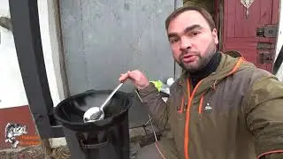 Как я готовил Казан Кебаб / Обжиг нового казана с печкой.