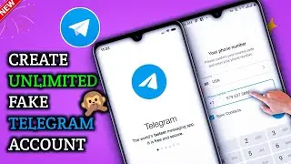 (NEW WAY) How to create unlimited Fake telegram account without phone number