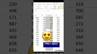Excel your working with Keyboard Shortcut : How to Select Rows and Column through Shortcut in Excel.