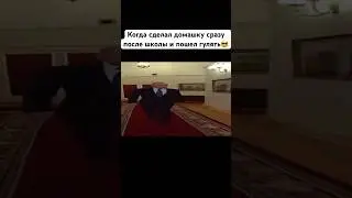 Когда сделал домашку после школы и пошел гулять 😎 