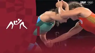 Вольная борьба (жен). За 3-е место. Финал. Олимпиада-2020. Моменты поединков.