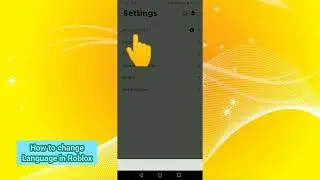 How to change language in roblox (mobile)