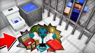 POSTAVIL JSEM TAJNÝ BUNK POD VĚZENÍM! | Minecraft